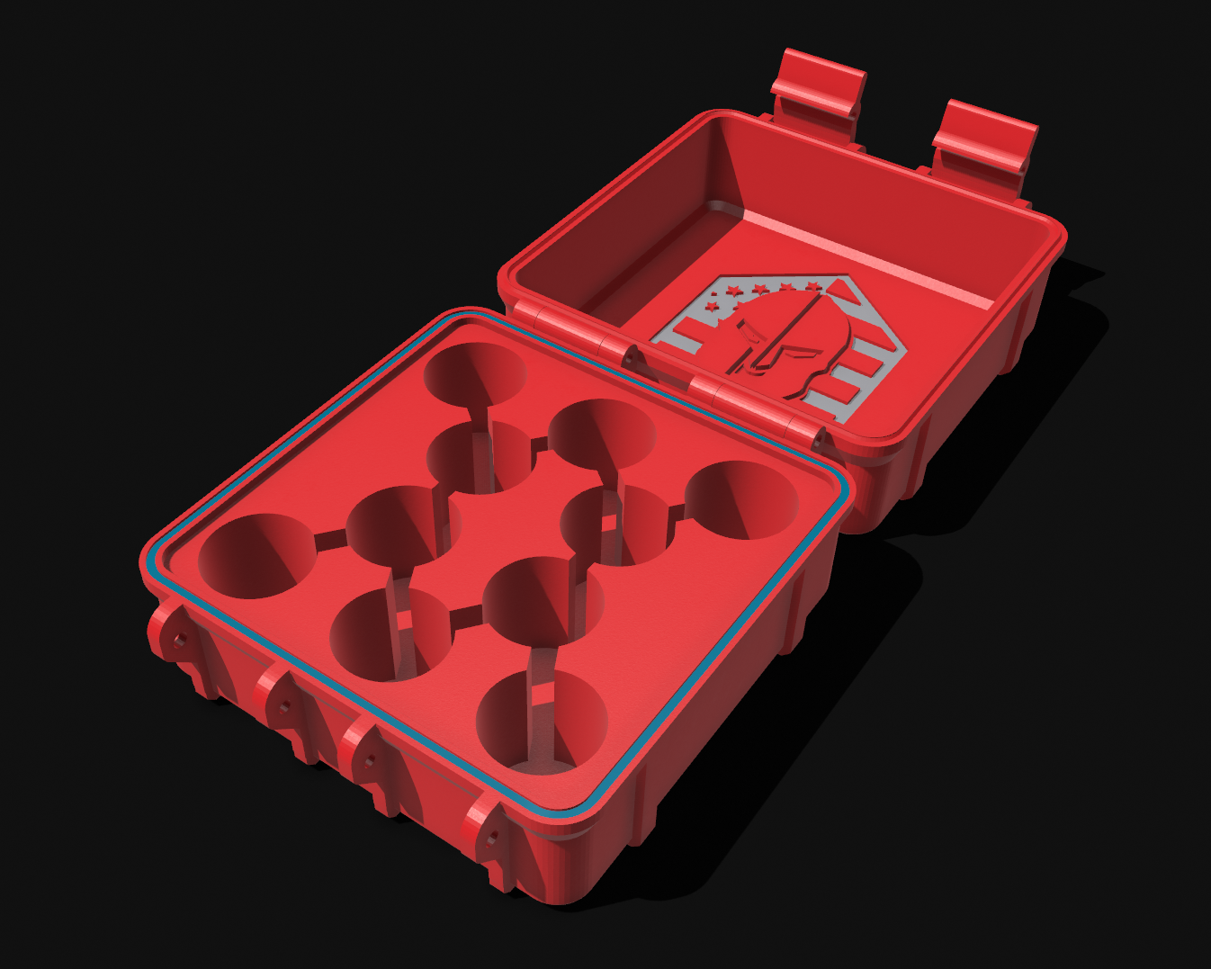 22mm rugged peptide storage (10 vial)