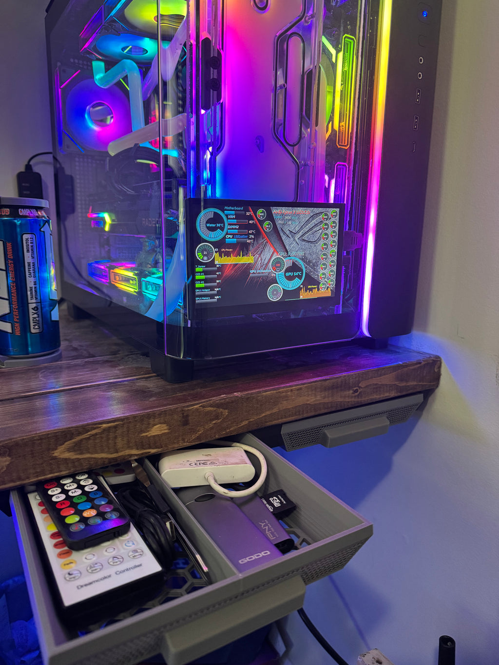 Modular Under-Desk Drawer System (Double Drawer kit)