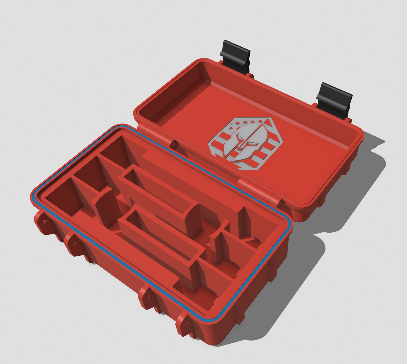 Rugged Syringe & Wipe Storage Case