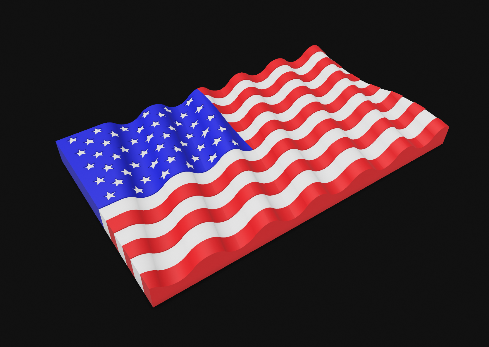 Waving Flag Wall Art