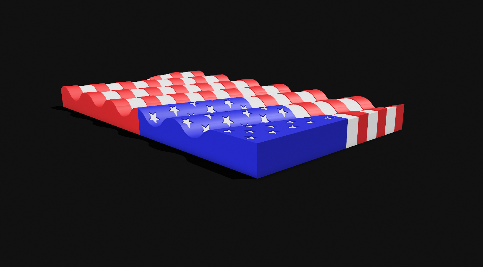 Waving Flag Wall Art