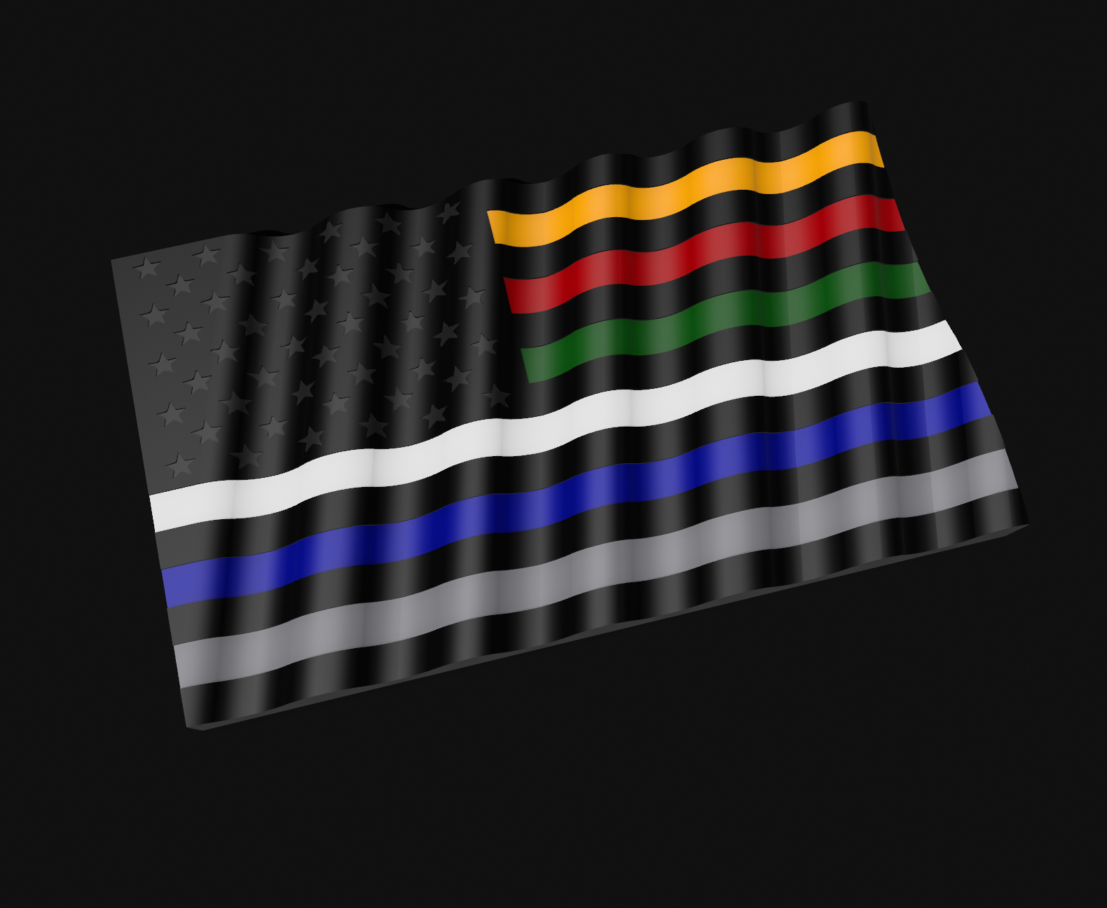 Waving Flag Wall Art