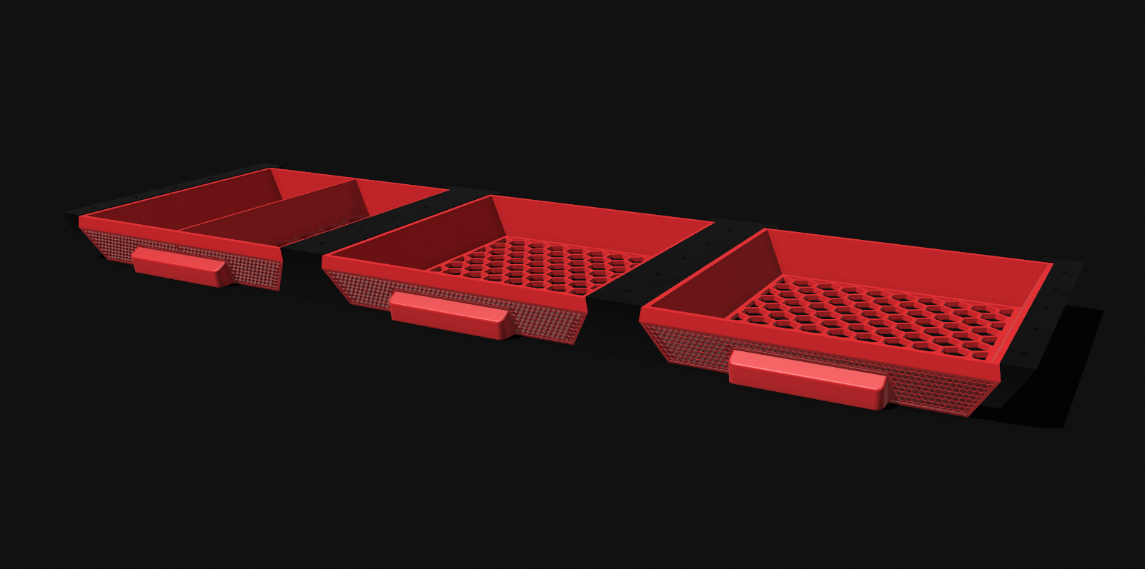 Modular Under-Desk Drawer System (Double Drawer kit)