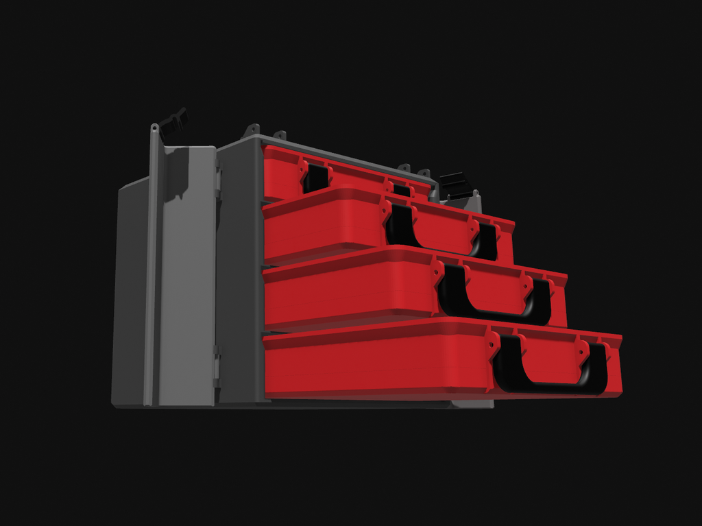3ml 400 Vial Chest-Of-Drawers Case