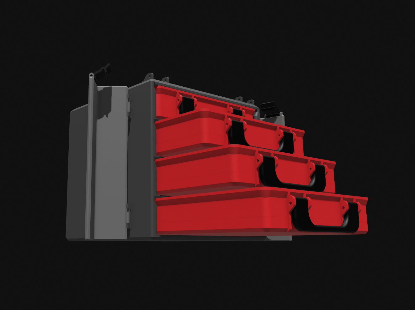 3ml 400 Vial Chest-Of-Drawers Case